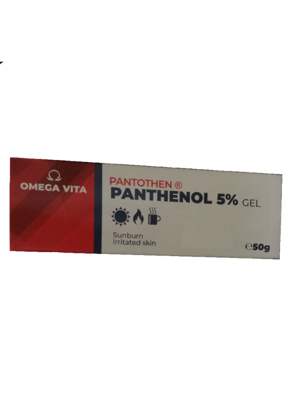 ПАНТЕНОЛ 5% гел х 50мл ОМЕГА ВИТА | PANTHENOL 5% gel x 50ml OMEGA VITA