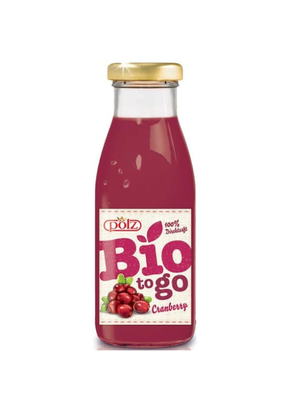 ПОЛЗ БИО Плодова напитка Червена боровинка 250мл | POLZ BIO To go Cranberry 250ml