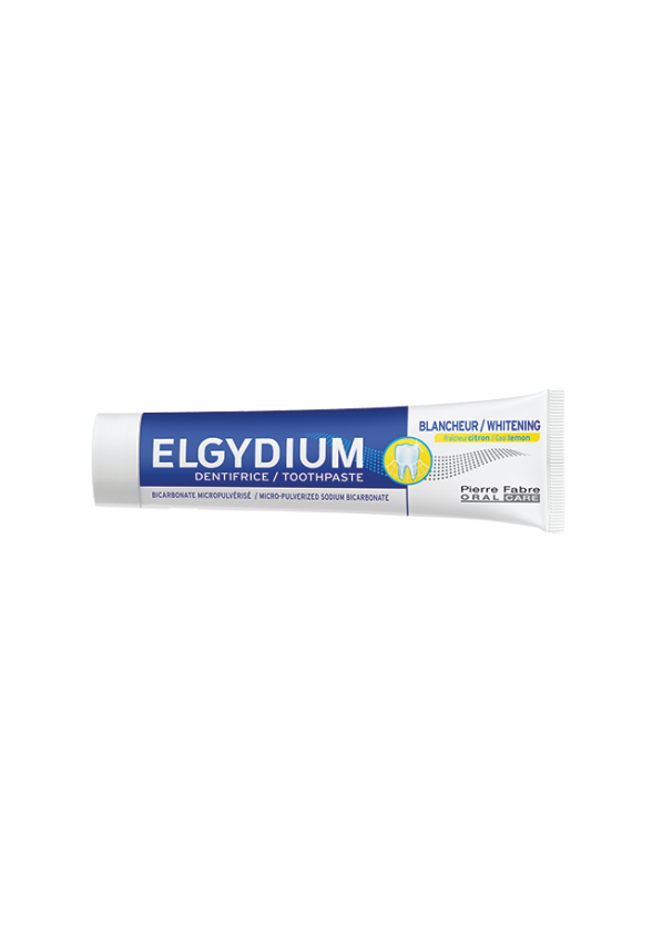 ЕЛГИДИУМ Избелваща паста за зъби ЛИМОН 75мл | ELGYDIUM Whitening toothpaste COOL LEMON 75ml