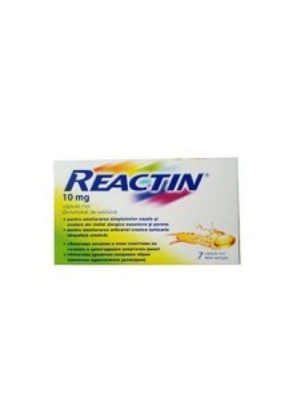 РЕАКТИН 10мг. меки капсули 7бр. | REACTIN 10mg capsules, soft 7s