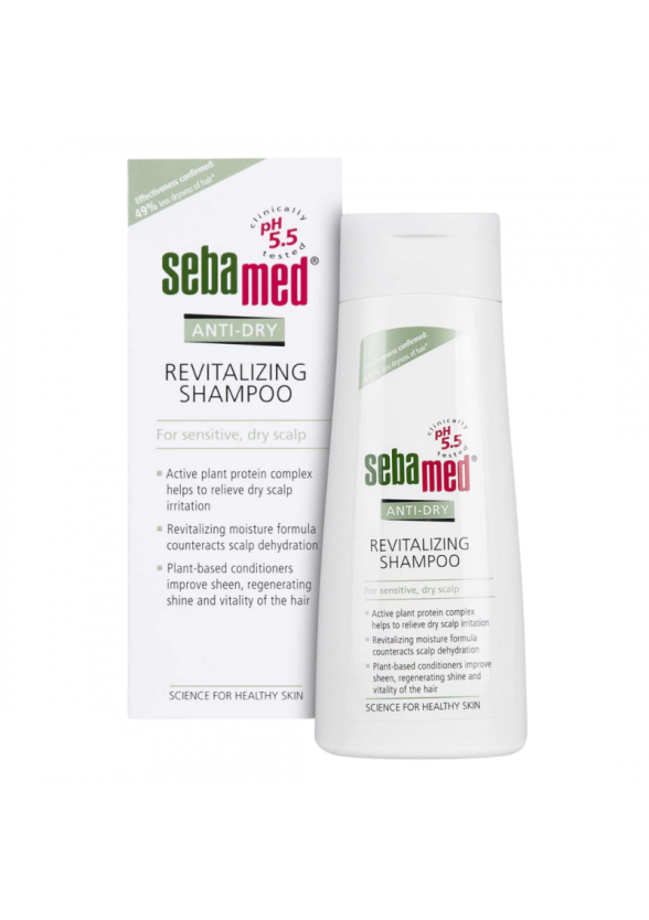 СЕБАМЕД Шампоан с фитостероли за суха коса и чувствителен скалп 200мл | SEBAMED Anti-dry Revitalizing shampoo 200ml