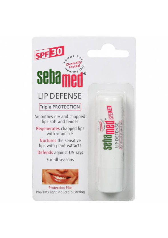 СЕБАМЕД Защитен гланц за устни SPF30 4,8гр | SEBAMED Lip defense SPF30 4,8g