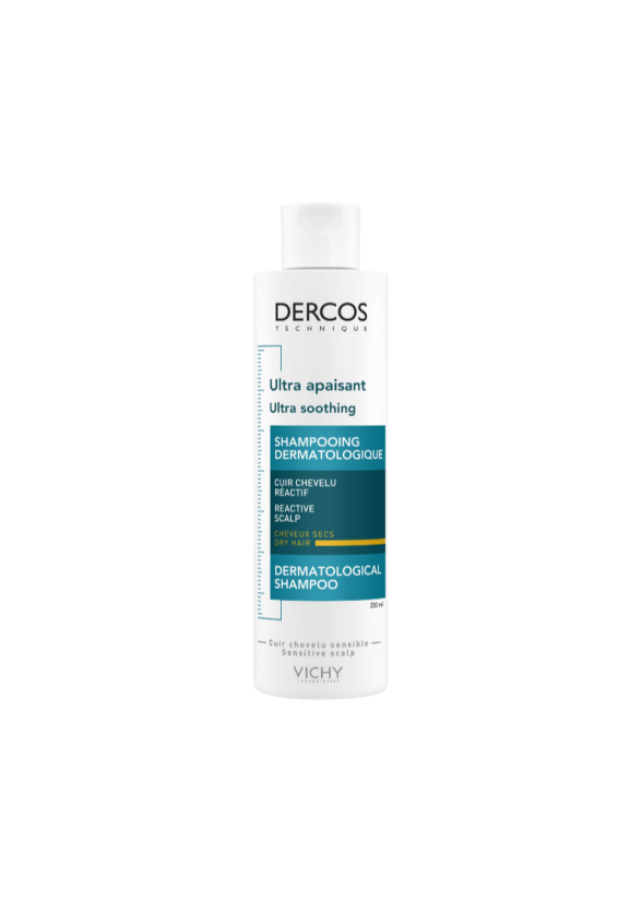 ВИШИ ДЕРКОС Шампоан ултра успокояващ за суха коса 200мл | VICHY DERCOS Shampoo ultra soothing dry hair 200ml