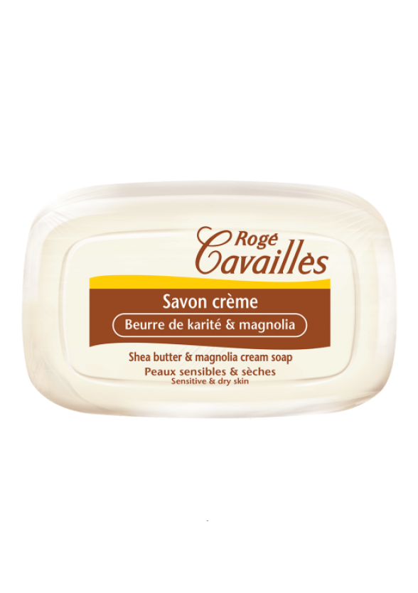 РОЖЕ КАВАЙЕ Крем сапун с масло от карите и магнолия 115гр | ROGE CAVAILLES Shea butter & magnolia cream soap 115g