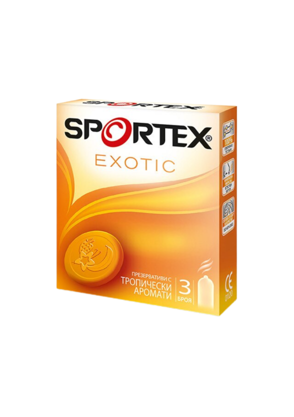 СПОРТЕКС ЕКЗОТИК презервативи x 3бр | SPORTEX EXOTIC condoms x 3s
