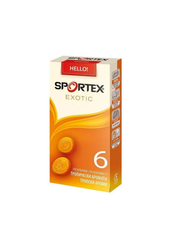 СПОРТЕКС ЕКЗОТИК презервативи x 6бр | SPORTEX EXOTIC condoms 6s