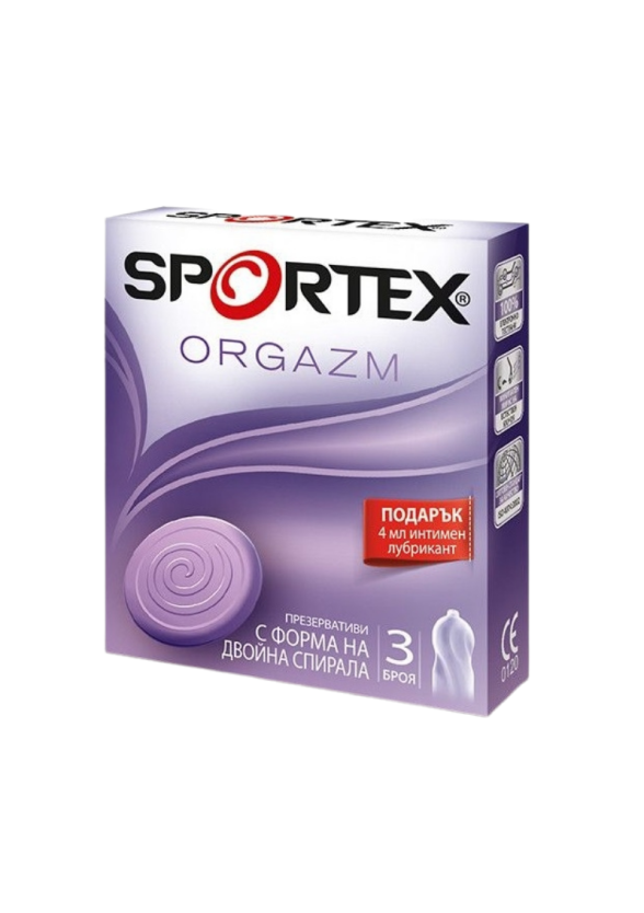 СПОРТЕКС ОРГАЗЪМ презервативи x 3бр | SPORTEX ORGAZM condoms x 3s