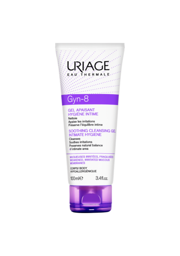 ЮРИАЖ ГИН-8 Интимен успокояващ гел при раздразнения 100мл | URIAGE GYN-8 Soothing cleansing gel for intimate hygiene 100ml