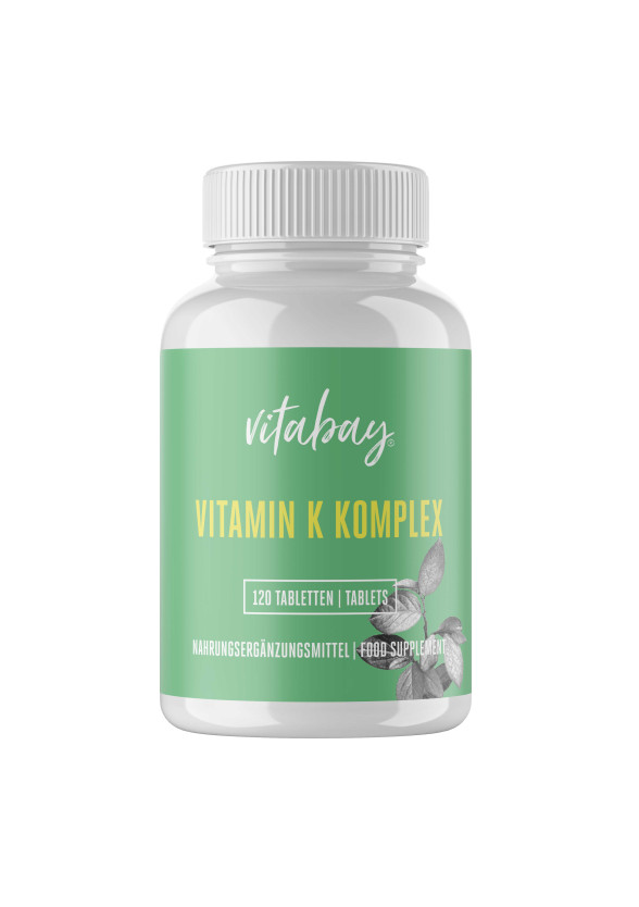 Витамин К комплекс x 120 таблетки Витабей | Vitamin K Komplex x 120 tabs Vitabay
