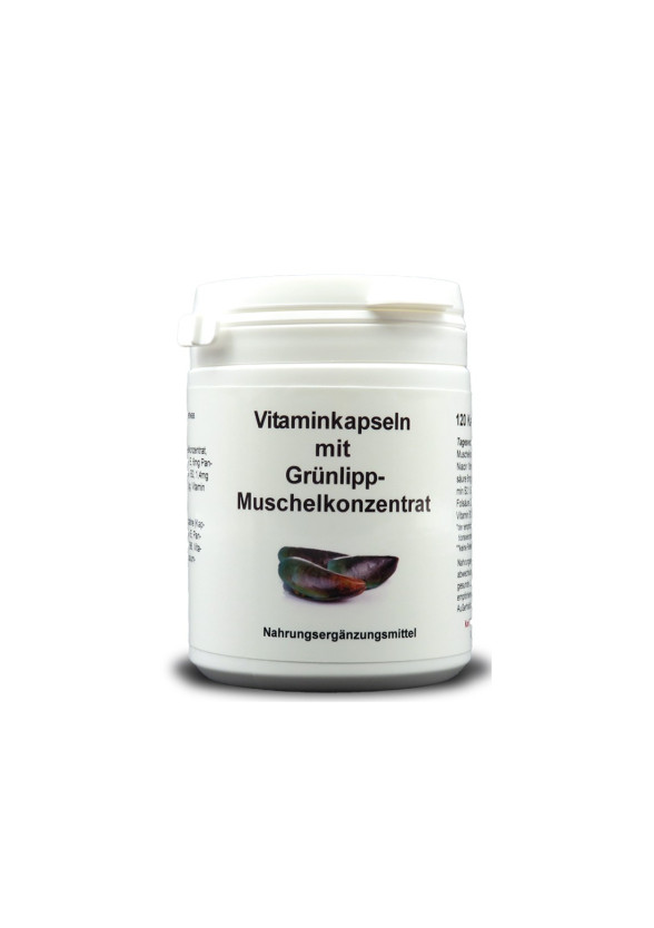 Зеленоуста мида и витамини x 120 капсули Карл Минк / Vitaminkapseln mit Grünlipp- Muschelkonzentrat x 120 caps Karl Minck