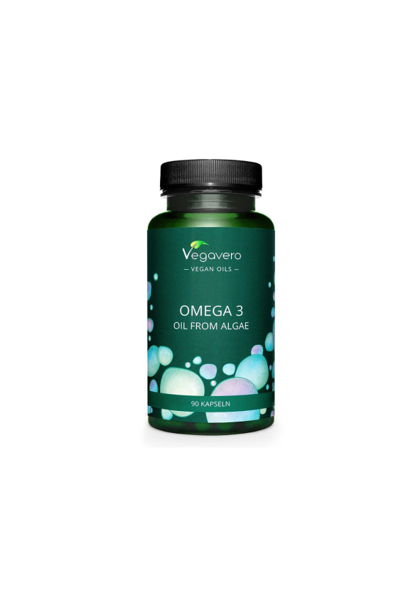 Омега-3 Масло от водорасли x 90 капсули ВЕГАВЕРО | Omega-3 Oil from Algae x 90 caps VEGAVERO