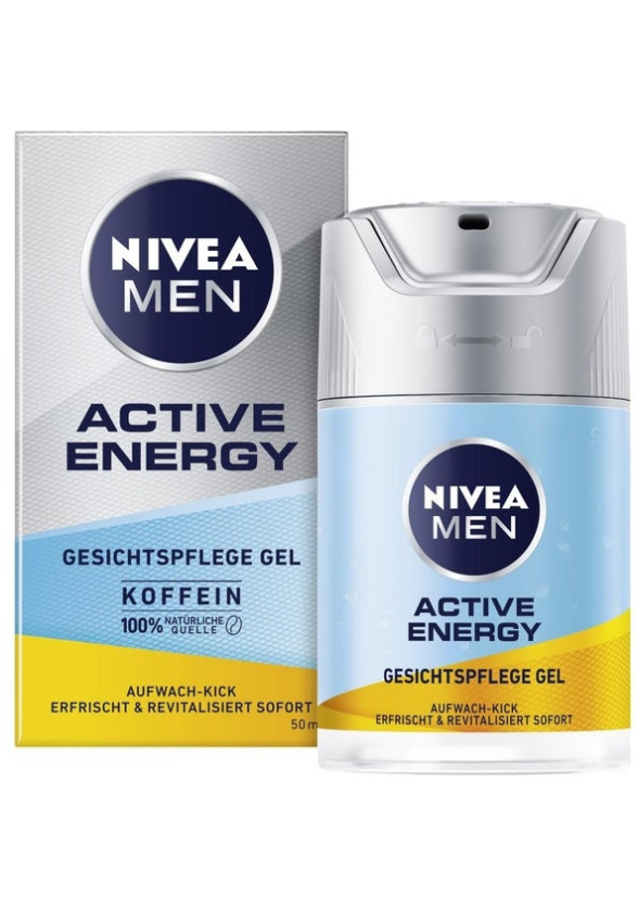 НИВЕА МЕН АКТИВ ЕНЕРДЖИ Крем-гел за лице 50мл | NIVEA MEN АCTIVE ENERGY gel-cream 50ml