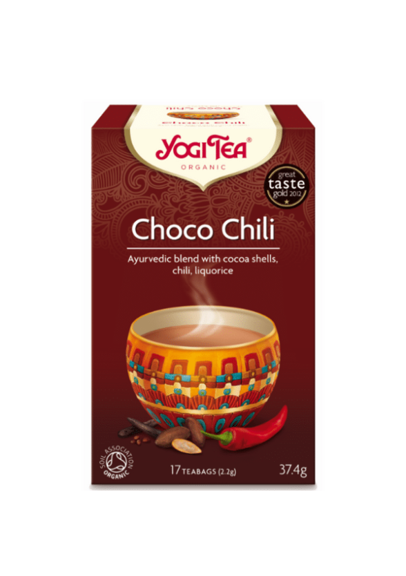 ЙОГИ ОРГАНИК БИО Аюрведичен чай "Шоко чили", пакетчета 17бр | YOGI ORGANIC BIO Ayurvedic tea blend "Choco chilli" teabags 17s