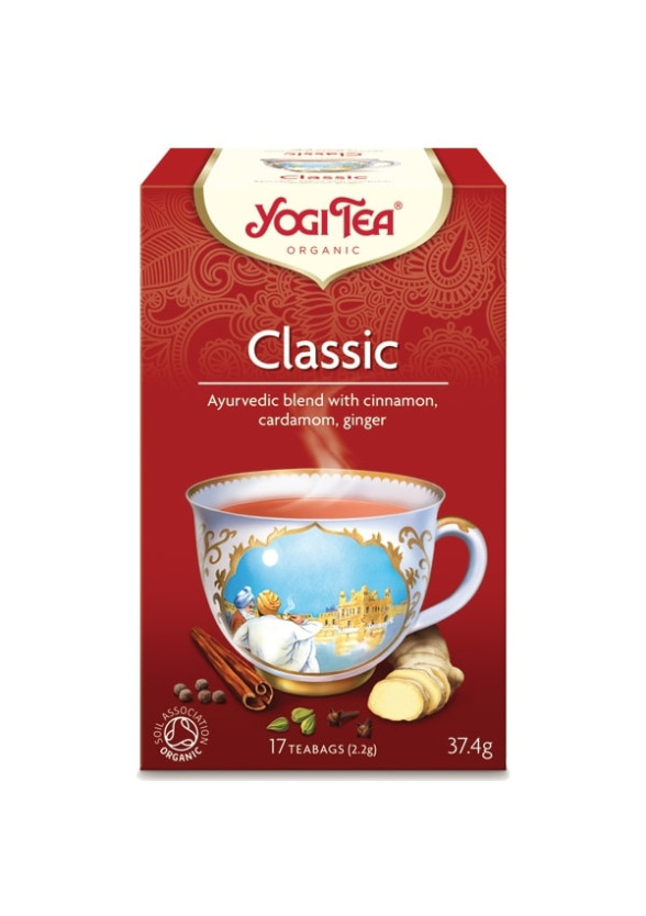 ЙОГИ ОРГАНИК БИО Аюрведичен чай "Класик", пакетчета 17бр | YOGI ORGANIC BIO Ayurvedic tea blend "Classic" teabags 17s