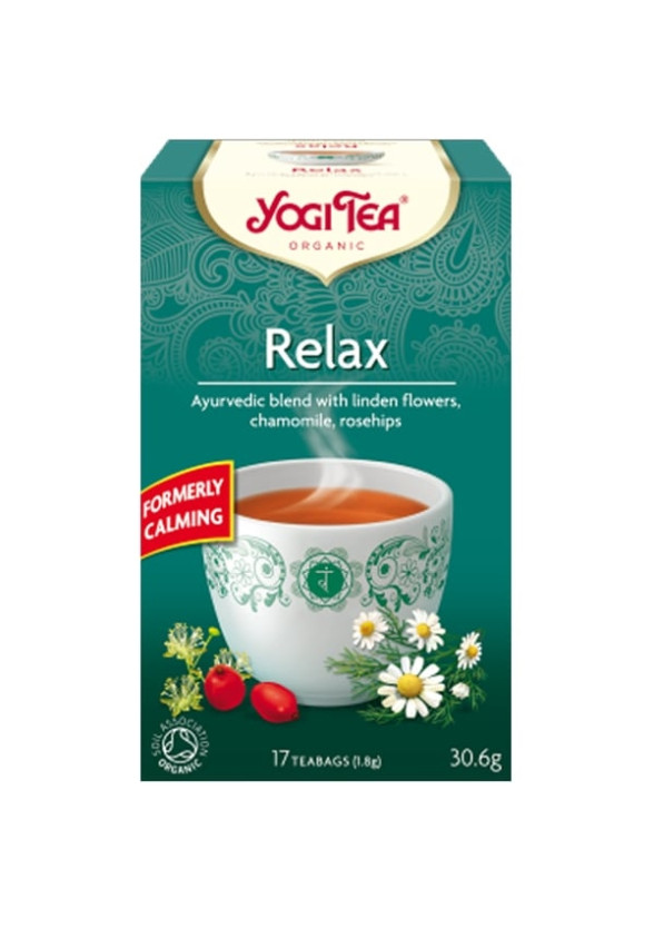 ЙОГИ ОРГАНИК БИО Аюрведичен чай "Спокойствие", пакетчета 17бр | YOGI ORGANIC BIO Ayurvedic tea blend "Relax" teabags 17s