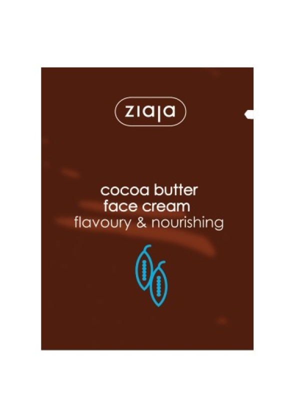 ЖАЯ Маска за лице с масло от какао 7мл саше | ZIAJA Cocoa butter face cream 7ml 