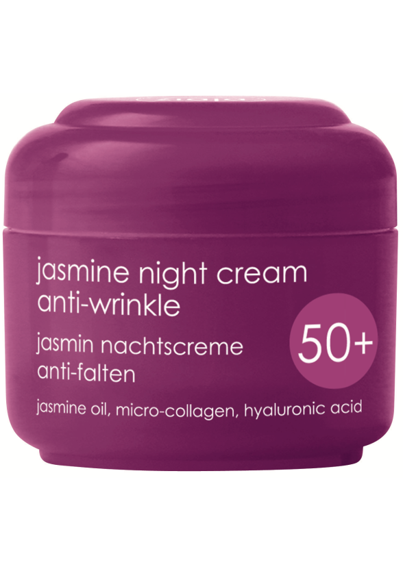 ЖАЯ Нощен крем за лице с жасмин 50+ 50мл | ZIAJA Jasmine night cream anti-wrinkle 50+ 50ml