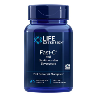 Fast-C® and Bio-Quercetin Phytosome/ Витамин С + Кверцетин 60 таблетки Life Extension