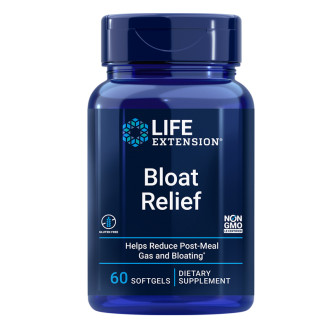 Bloat Relief Храносмилателна формула с Артишок, Джинджифил, Курмума и Резене 60 софтгел капсули Life Extension