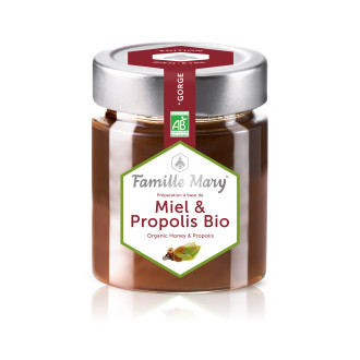 БИО АКАЦИЕВ МЕД + ПРОПОЛИС Фемили Мари | Miel & Propolis Bio / Organic Honey & Propolis Famille Mary