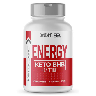 Екзогенни кетони + Кофеин x 60 капсули НУТРИКОСТ | Energy Keto BHB + Caffeine x 60 caps NUTRICOST