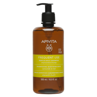 Нежен и щадящ шампоан за честа употреба x 500мл АПИВИТА | Shampoo for frequent use x 500ml APIVITA