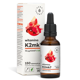 Витамин К2 МК7 x 30 мл, капки Аура Хербалс | Witamina K2 MK7 x 30 ml, drops Aura Herbals