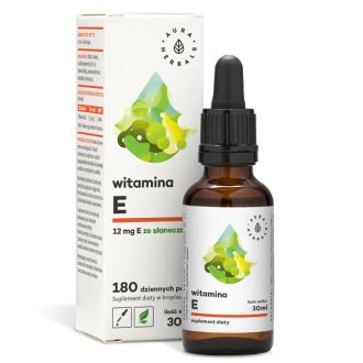 Витамин Е x 30 мл, капки Аура Хербалс | Witamina Е x 30 ml, drops Aura Herbals           
