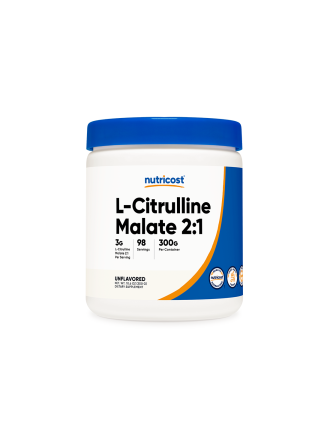Л-Цитрулин малат x 300 гр прах НУТРИКОСТ | L-Citruline Malate 2:1 x 300 g NUTRICOST