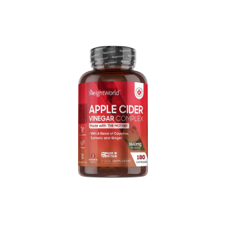 Ябълков оцет комплекс х 180 капсули Уейт Уърлд | Apple Cider Vinegar Complex x 180 caps Weight World 