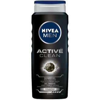 НИВЕА МЕН АКТИВ КЛИЙН Душ гел 500мл | NIVEA MEN ACTIVE CLEAN Shower gel 500ml
