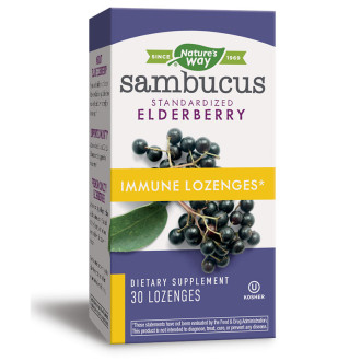Самбукус Immune таблетки x 30бр НЕЙЧЪР'С УЕЙ | Sambucus Standardized Elderberry Immune Lozenges tabs x 30 s NATURE'S WAY