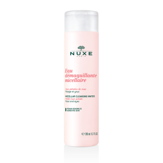 НУКС ПЕТАЛС ДЕ РОУЗ Мицеларна вода 200мл | NUXE PETALES DE ROSE Micellar cleansing water with rose petals 200ml