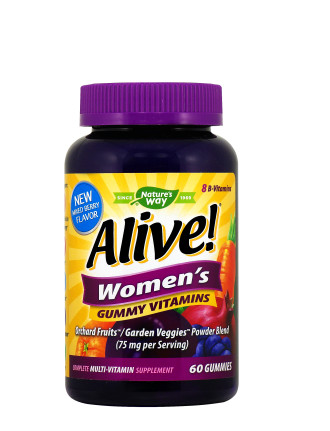 АЛАЙВ! МУЛТИВИТАМИНИ ЗА ЖЕНИ желирани таблетки x 60бр. НЕЙЧЪР'С УЕЙ | Alive! Women’s Gummy Vitamin x 60s NATURE'S WAY