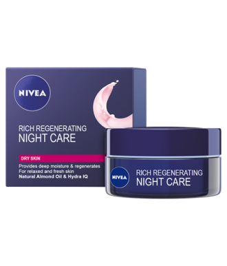 НИВЕА Нощен крем за суха кожа 50мл | NIVEA Night care regenerating 50ml