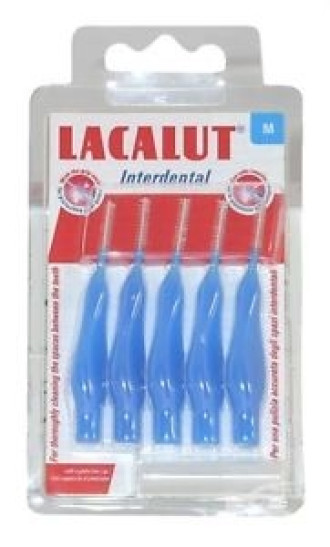 ЛАКАЛУТ Междузъбни четчици 5бр ИНТЕРДЕНТАЛ размер M | LACALUT Interdental brushes sets of 5s INTERDENTAL size М