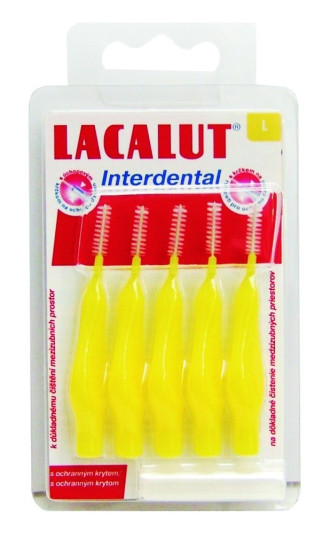 ЛАКАЛУТ Междузъбни четчици 5бр ИНТЕРДЕНТАЛ размер Л | LACALUT Interdental brushes sets of 5s INTERDENTAL size L