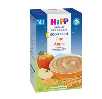 ХИП ЛЕКА НОЩ БИО Млечна каша с мека ябълка 4+ м. 250гр. | HIPP GOOD NIGHT BIO Milk mash fine apple 4+ m 250g