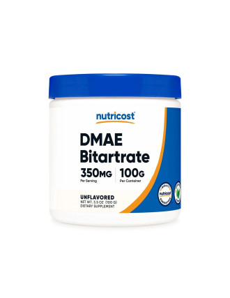 ДМАЕ Битартарат x 100 гр прах НУТРИКОСТ | DMAE Bitartrate x 100 g NUTRICOST