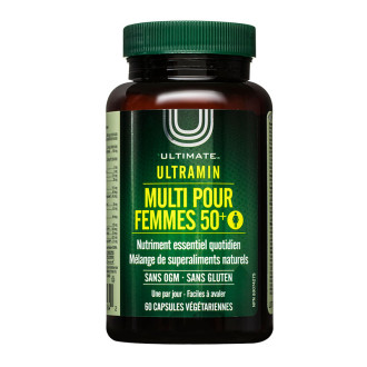 Ultimate™ Мултивитамини за Жени 50+ x 60 капсули НАТУРАЛ ФАКТОРС | Ultimate™ Ultramin Women’s Multi 50+ x 60 caps NATURAL FACTORS