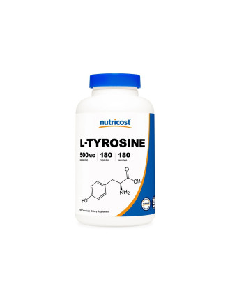 Л-Тирозин x 180 капсули НУТРИКОСТ | L-Tyrosine x 180 caps NUTRICOST