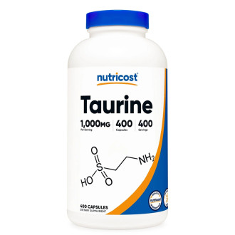 Таурин 1000 mg x 500 капсули НУТРИКОСТ | Taurine x 500 caps NUTRICOST