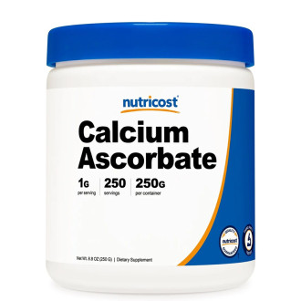 Калциев аскорбат x 250 гр. прах НУТРИКОСТ | Calcium Ascorbate x 250 g NUTRICOST