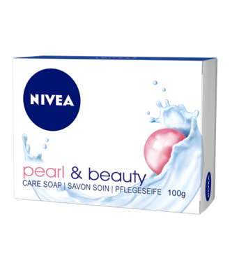 НИВЕА ПЪРЛ & БЮТИ Крем сапун с перлен екстракт 100гр | NIVEA PEARL & BEAUTY Creme soap 100g