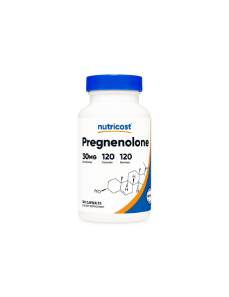 Прегненолон 30 мг x 120 капсули НУТРИКОСТ | Pregnenolone 30 mg x 120 caps NUTRICOST