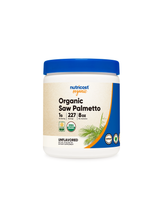 Сао Палмето Органик x 227 гр НУТРИКОСТ | Organic Saw Palmetto x 227 g NUTRICOST