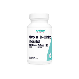 Мио & Д-хиро инозитол за жени x 120 капсули НУТРИКОСТ | Myo & D-Chiro Inositol for Women x 120 caps NUTRICOST