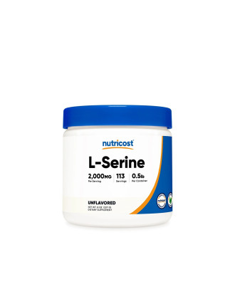 Л-Серин x 227 гр прах НУТРИКОСТ | L-Serine x 227 g NUTRICOST