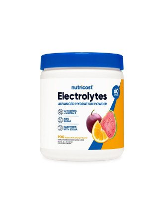 Електролитен баланс x 360 гр прах НУТРИКОСТ | Electrolytes Advanced Hydration Powder x 360 g NUTRICOST