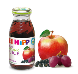 ХИП БИО Сок от червени плодове 4+ м. 200мл. | HIPP BIO Organic juice red fruit 4+ m 200ml